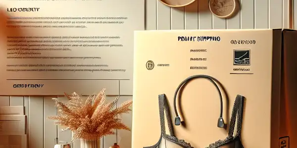 A cozy room featuring stylish, discreet packaging for adult products, emphasizing privacy and security.